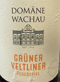 Domäne Wachau Grüner Veltliner Terrassen Federspieltext