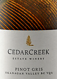 CedarCreek Estate Pinot Gristext