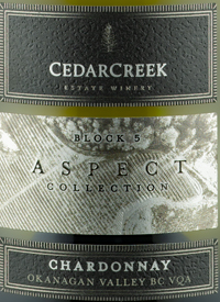 CedarCreek Aspect Collection Block 5 Chardonnaytext