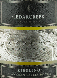 CedarCreek Aspect Collection Rieslingtext
