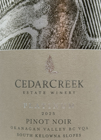 CedarCreek Platinum Pinot Noir South Kelowna Slopestext