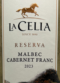 La Celia Reserva Malbec Cabernet Franctext