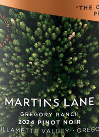 Martin's The Oregon Project Lane Gregory Ranch Pinot Noirtext