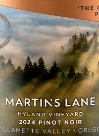 Martin's Lane The Oregon Project Hyland Vineyard Pinot Noirtext