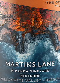 Martin's Lane Miranda Vineyard Rieslingtext