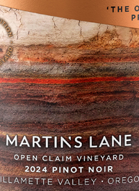 Martin's Lane The Oregon Project Open Claim Pinot Noirtext