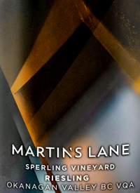 Martin's Lane Sperling Vineyard Rieslingtext