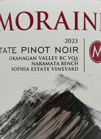 Moraine Pinot Noir Sophia Estate Vineyardtext