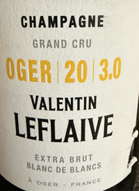 Champagne Valentin Leflaive Grand Cru Oger 20 3.0text