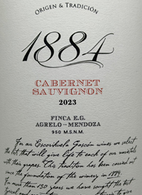 Escorihuela 1884 Cabernet Sauvignon Finca E.G.text