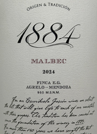 Escorihuela 1884 Malbectext