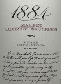 Escorihuela 1884 Malbec Cabernet Sauvignontext
