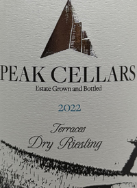 Peak Cellars Terraces Dry Rieslingtext