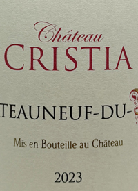 Domaine de Cristia Châteauneuf du Papetext